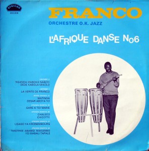 Franco & Orchestre O.K. Jazz – l’Afrique Danse No 6, african 1968 Franco-front-1-296x300