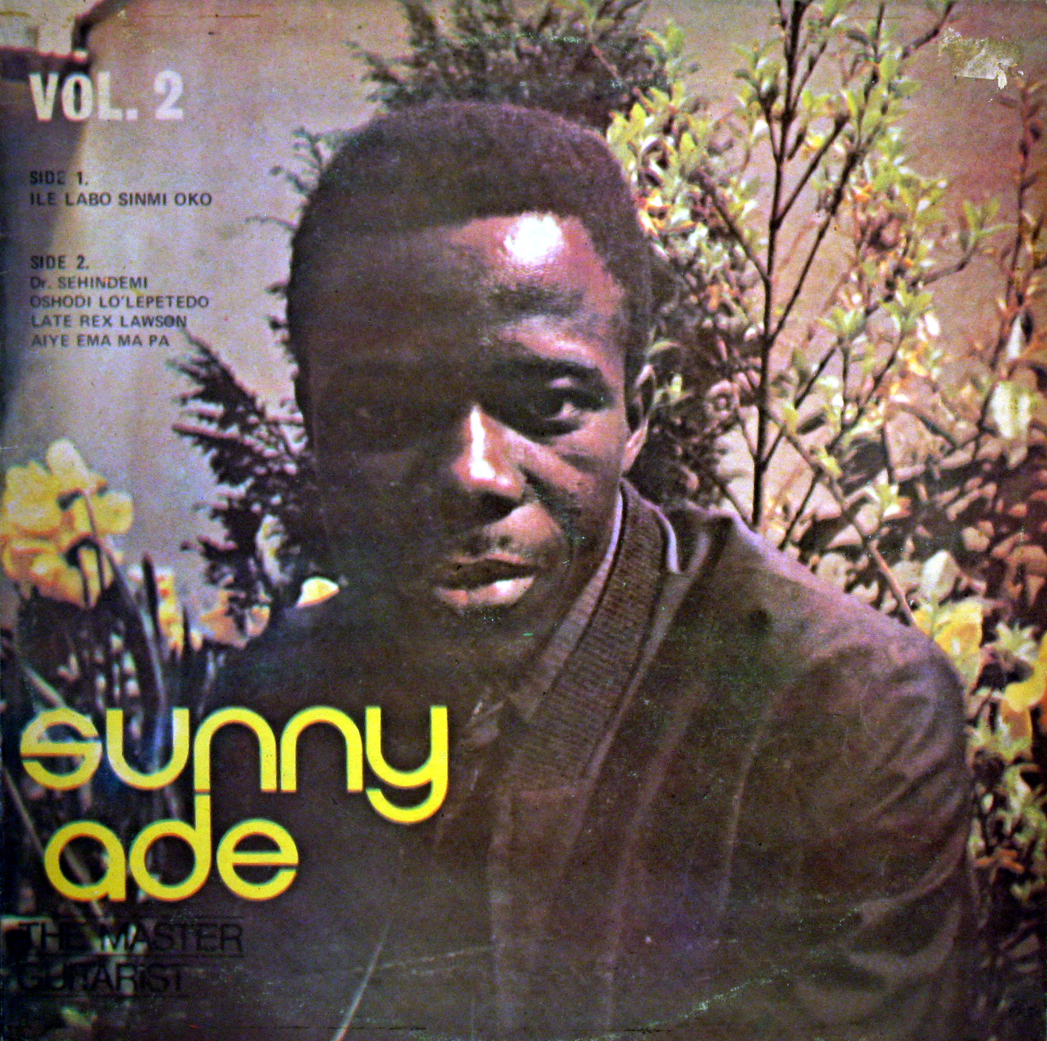 Sunny Adé & his Green Spot Band -The Master Guitarist, vol.2,African Songs Ltd. Sunny-Ad%C3%A9-front