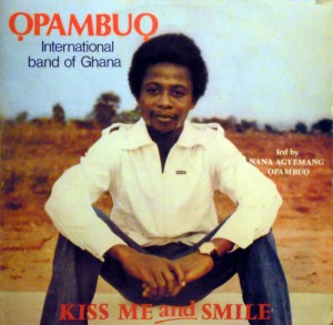 Opambuo International Band of Ghana -Kiss Me and Smile,Rogers All Stars 1982 Opambuo-front-300x293
