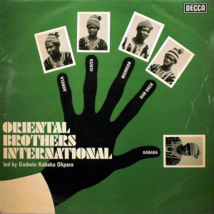 Oriental Brothers International led by Godwin Kabaka Okpara, Afrodisia / Decca 1975 Oriental-Brothers-front-300x300