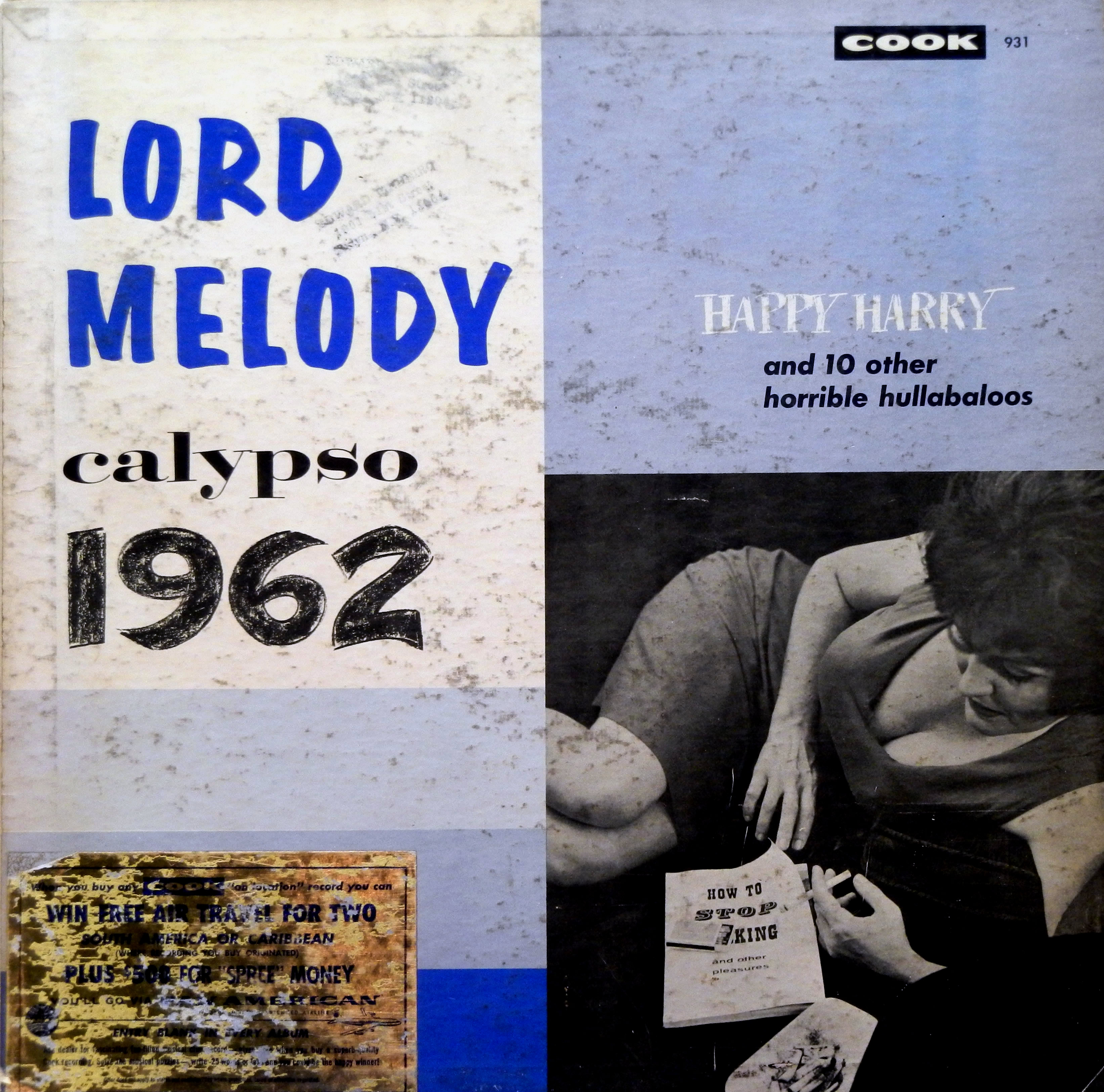 Lord Melody – Calypso 1962 Cook 1962 Lord-Melody-front