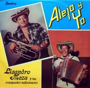 Lisandro Meza y su Conjunto Sabanero - Alejo y Yo, Sonolux 1986 Lisandro-Meza-front-300x294