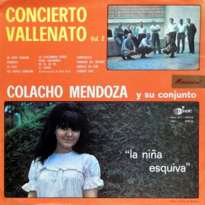 Colacho Mendoza y su Conjunto - Concierto Vallenato vol. 2 “La Niña Esquiva”, Orbe Colacho-Mendoza-front-300x300