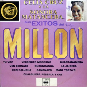 Celia Cruz y la Sonora Matancera sus Exitos del Millon, CBS 1986 Celia-Cruz-front-300x300