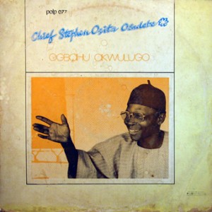 Chief Stephen Osita Osadebe, front, cd size
